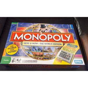 2008 Monopoly‎ HERE & NOW World Edition Board Game With Electronic Banking